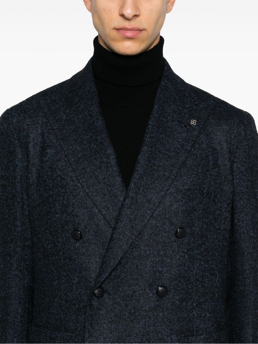 コートその他 TAGLIATORE FW24 MAN COAT (WILSON CHI24 07 DARK) TAGLIATORE FW24 Premium Wool Blend Jacket for Men - CLOTHING